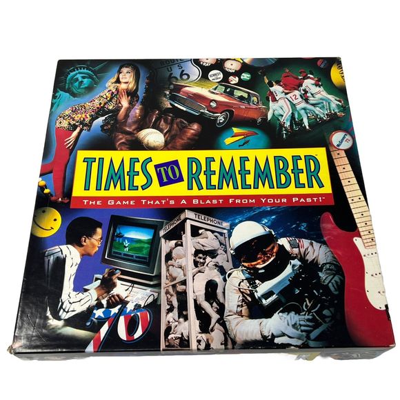 TIMES to REMEMBER: The Board Game That's Blast From Past - Vintage 1991 Complete